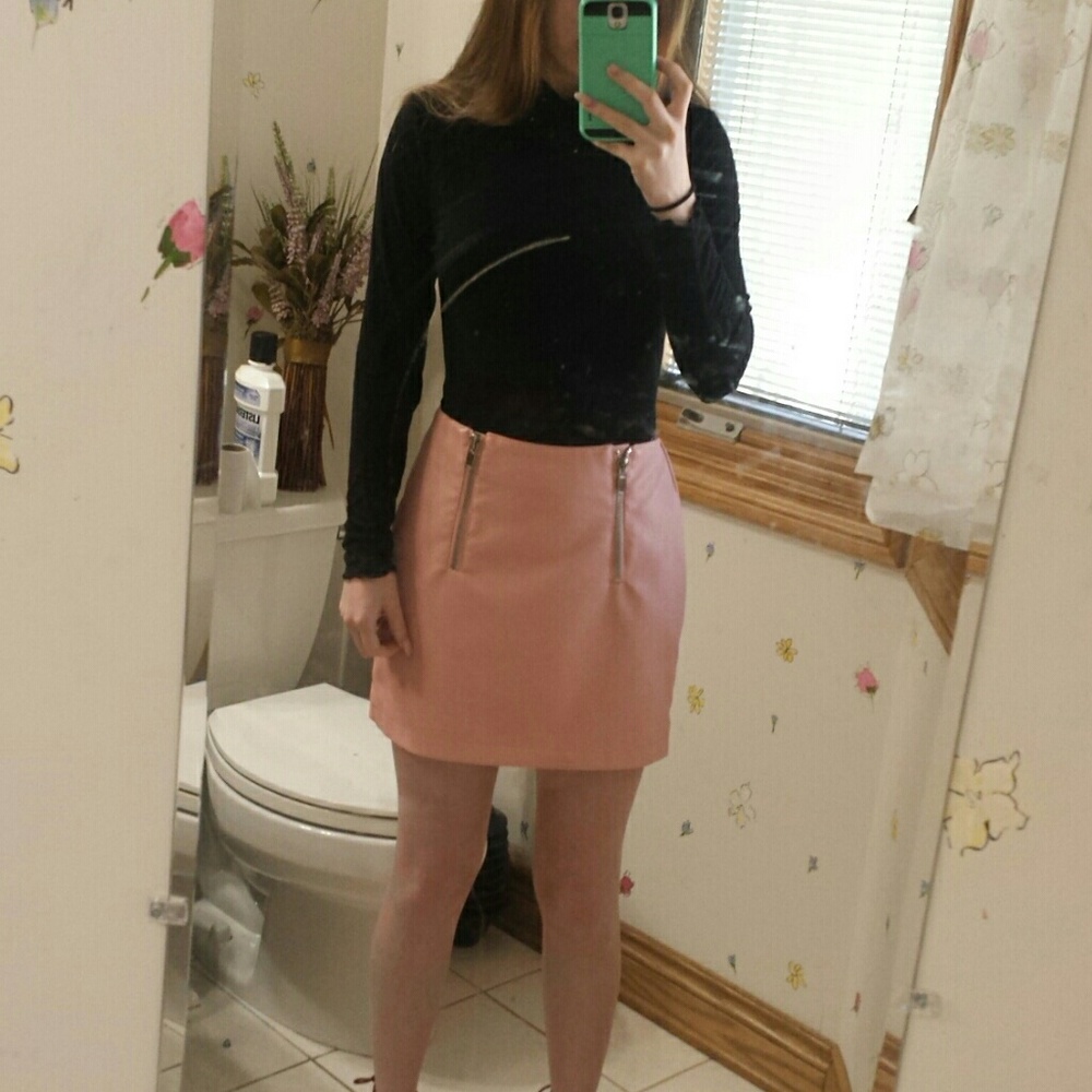 Pink skirt